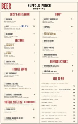 Menu photo 2 Suffolk Punch Brewing - SouthPark Charlotte, NC