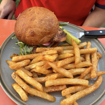 TrailSide Tap - Romesco Salmon Sandwich - Bars Near Me - Ankeny, Iowa