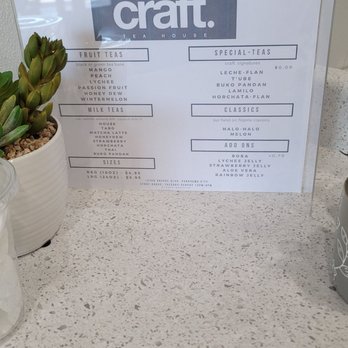 Craft Tea House - Bubble Tea Near Me - Panorama, California Craft Tea House - Bubble Tea Near Me - Panorama, California