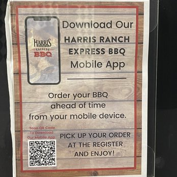 Harris BBQ - Download mobile app Harris Ranch Express BBQ  order ahead of time - Barbeque Near Me - Coalinga, California