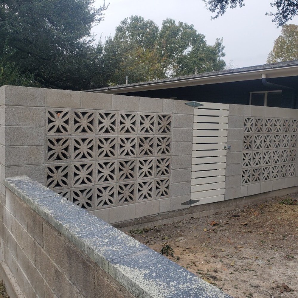 C T Services - Custom breeze block wall - Masonry/Concrete Near Me - Hutto, Texas C T Services - Custom breeze block wall - Masonry/Concrete Near Me - Hutto, Texas
