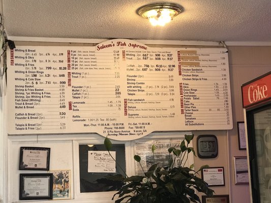 Menu photo 1 Saleems Fish Supreme Macon, GA Menu photo 1 Saleems Fish Supreme Macon, GA