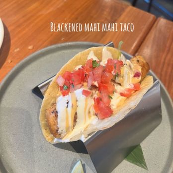 Tommy Bahama - Blackened Mahi Mahi Tacos - Seafood Near Me - Plano, Texas Tommy Bahama - Blackened Mahi Mahi Tacos - Seafood Near Me - Plano, Texas