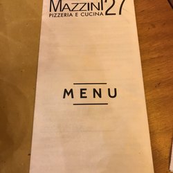 Mazzini 27 - Menu