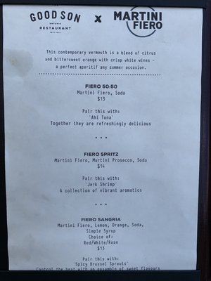 Menu photo 5 The Good Son North York, ON Menu photo 5 The Good Son North York, ON