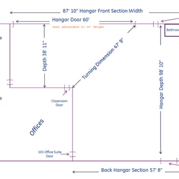HHD Aviation - Hangar Dimensions - Shared Office Spaces Near Me - Hamilton, Ohio HHD Aviation - Hangar Dimensions - Shared Office Spaces Near Me - Hamilton, Ohio