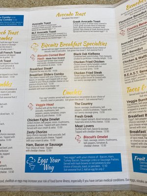 Menu photo 7 Biscuits Cafe Glendale, AZ