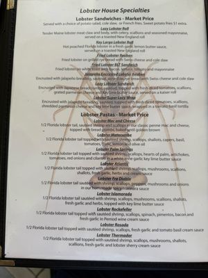 Menu photo 1 Lazy Lobster Seafood Restaurant Key Largo, FL Menu photo 1 Lazy Lobster Seafood Restaurant Key Largo, FL
