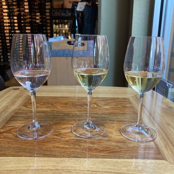 Uncorked - three glasses of white wine - Wine Bars Near Me - Olympic Valley, California