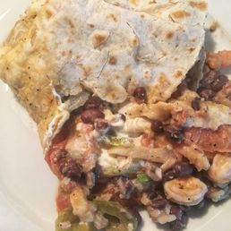 I think this was a third of the shrimp burrito.