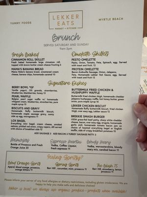 Menu photo 7 Lekker Eats Myrtle Beach, SC