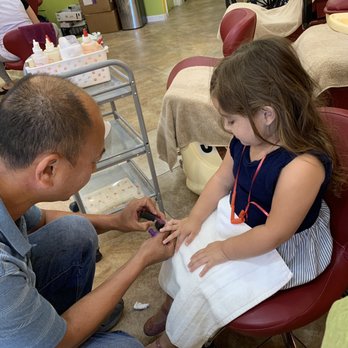 Nova Nail Spa - My daughter getting her nails done. - Nail Salons Near Me - San Diego, California