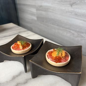 O Fine Japanese Cuisine - Toro uni ikura tart - Sushi Bars Near Me - Irvine, California O Fine Japanese Cuisine - Toro uni ikura tart - Sushi Bars Near Me - Irvine, California