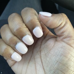 My nails in the car literally seconds after they were done