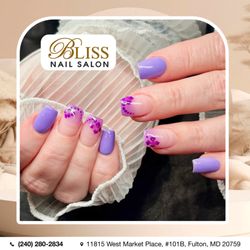 Bliss Nail Salon - Your nails deserve a design that matches your style.
Custom-made designs that will make you smile!