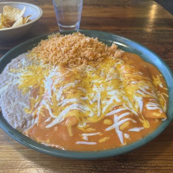 Puerto Mazatlan - Three Enchilada Combo - Mexican Near Me - Ashland, Oregon