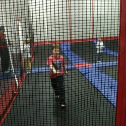 Always so much fun even gos to ninja zone( ninja warrior training)