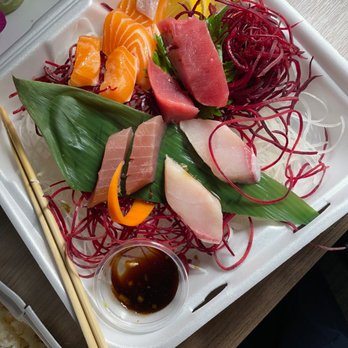Sushi OK - Uneven size of sashimi...12 pcs for $35.00??? It's not worth it!!!! - Sushi Bars Near Me - Riverside, California Sushi OK - Uneven size of sashimi...12 pcs for $35.00??? It's not worth it!!!! - Sushi Bars Near Me - Riverside, California