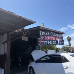 Outside of the shop Outside of the shop
