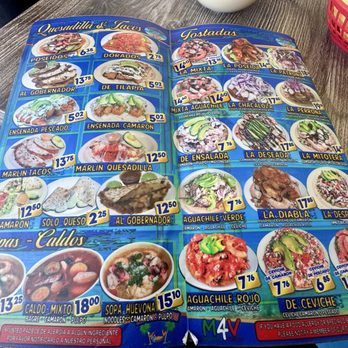 Mariscos 4 Vientos - Menu - Seafood Near Me - Los Angeles, California