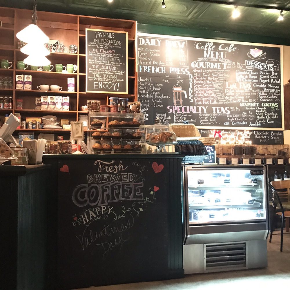 Caffe Cafe - Counter area - Cafes Near Me - Brooklyn, New York