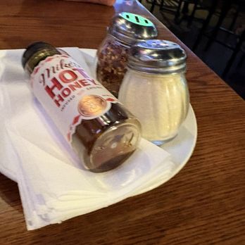 Sam's Place - Things you get when ordering pizza. (The Hot Honey, Parmesan cheese, and Pepper flakes. - American Near Me - Murfreesboro, Tennessee Sam's Place - Things you get when ordering pizza. (The Hot Honey, Parmesan cheese, and Pepper flakes. - American Near Me - Murfreesboro, Tennessee
