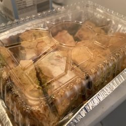 The Vine Mediterranean Cafe and Market - A box of takeaway baklava.