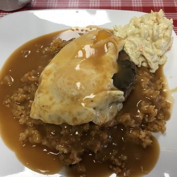 Harry's Café - Fried Rice Loco Moco - Breakfast & Brunch Near Me - Honolulu, Hawaii