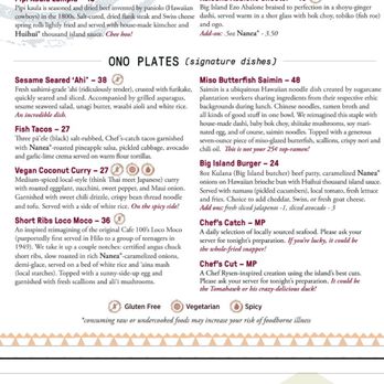 Kuleana Rum Shack - Online menu listing way more gf options than are offered in the in person menu. The pork nachos and loco moco and more are not gf! - Cocktail Bars Near Me - Waikoloa, Hawaii Kuleana Rum Shack - Online menu listing way more gf options than are offered in the in person menu. The pork nachos and loco moco and more are not gf! - Cocktail Bars Near Me - Waikoloa, Hawaii