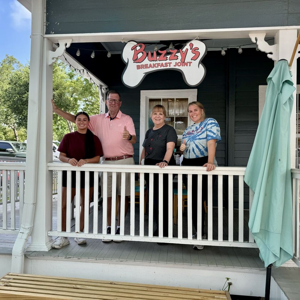 Great staff on the porch! Great staff on the porch!