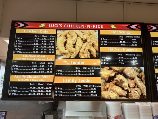 Menu photo 4 Luci's Chicken -N- Rice Pantego, TX