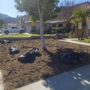 Vallejo Property Preservation - Before sod and curbing - Landscaping Near Me - Riverside, California