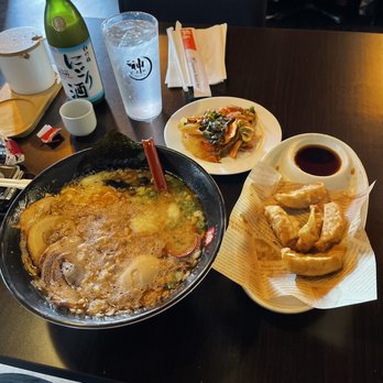 Kami Ramen Bar - 8. Tonkotsu Black Ramen 2. Pork Gyoza 6. Kimchi Ika - Ramen Near Me - Memphis, Tennessee Kami Ramen Bar - 8. Tonkotsu Black Ramen 2. Pork Gyoza 6. Kimchi Ika - Ramen Near Me - Memphis, Tennessee