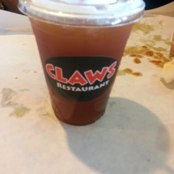 Claws - Peach Ice Tea ...."FIRE" - Cajun/Creole Near Me - Garden Grove, California