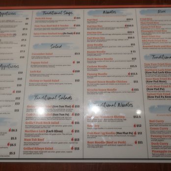 Aroy Thai Restaurant - Menu, circa Jan 2020. - Thai Near Me - Chicago, Illinois Aroy Thai Restaurant - Menu, circa Jan 2020. - Thai Near Me - Chicago, Illinois