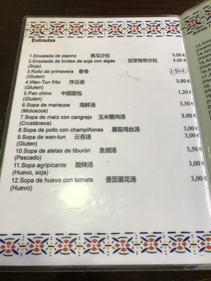 Menu photo 1 Duo Duo Madrid, M