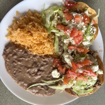 Yoli's Tacos Y Mas - Tostada plate - Mexican Near Me - Bastrop, Texas Yoli's Tacos Y Mas - Tostada plate - Mexican Near Me - Bastrop, Texas