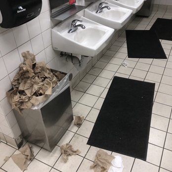 Target - Ladies restoom overflowing trash - Department Stores Near Me - Surprise, Arizona