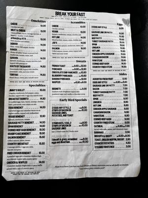 Menu photo 5 Break Your Fast Union City, CA