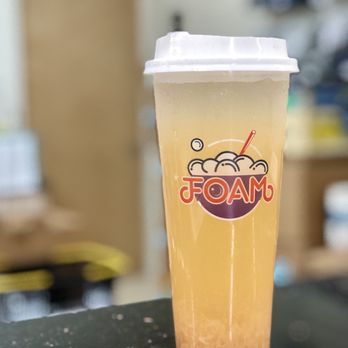 Foam Tea House - Lychee Green Tea - Bubble Tea Near Me - San Francisco, California Foam Tea House - Lychee Green Tea - Bubble Tea Near Me - San Francisco, California