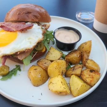 Everyday Eatery - Bacon and Fried Egg Sandwich - Cafes Near Me - Irvine, California Everyday Eatery - Bacon and Fried Egg Sandwich - Cafes Near Me - Irvine, California