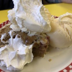Farmhouse Cafe - French rhubarb pie