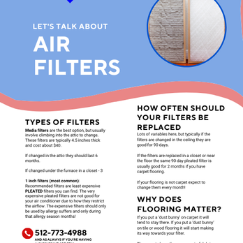 Integrity Mechanical LLC - Lets talk about air filters - Heating & Air Conditioning/HVAC Near Me - Round Rock, Texas Integrity Mechanical LLC - Lets talk about air filters - Heating & Air Conditioning/HVAC Near Me - Round Rock, Texas