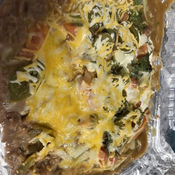 Las Palmas Super Burrito - Looks like a kitchen sink meal - Mexican Near Me - Oakland, California