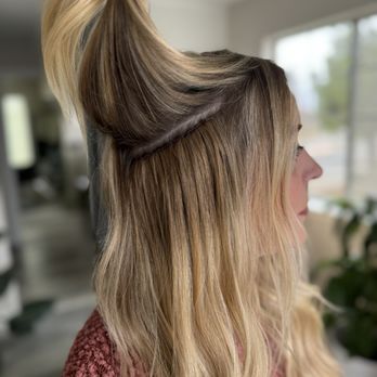 The Painted Loft Salon - Hand tied extensions by Nicole - Hair Salons Near Me - Rocklin, California