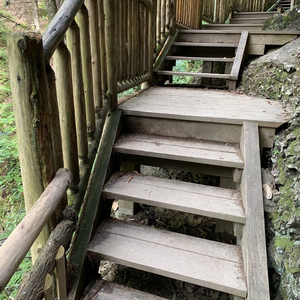 Bushkill Falls - Example of boardwalk at bushkill falls - Tours Near Me - Bushkill, Pennsylvania