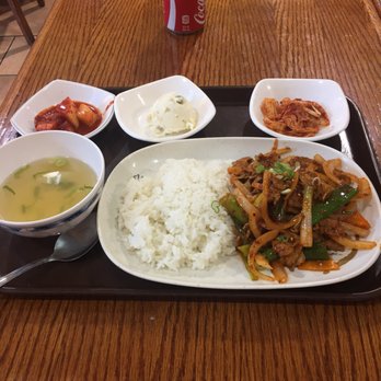 H Mart - Elkins Park - Spicy pork with rice and kimchi - Grocery Near Me - Elkins Park, Pennsylvania