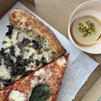Miami Slice - Truffle and Marg Slices with Pistachio Tart - Pizza Near Me - Las Vegas, Nevada