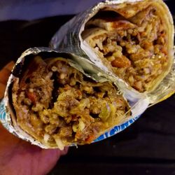 Lil Pig - Chopped cheese burrito