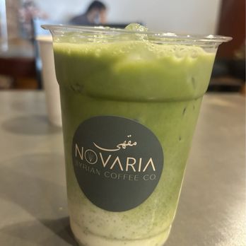 Novaria Coffee - Pistachio rose water matcha - Coffee & Tea Near Me - Pittsburgh, Pennsylvania